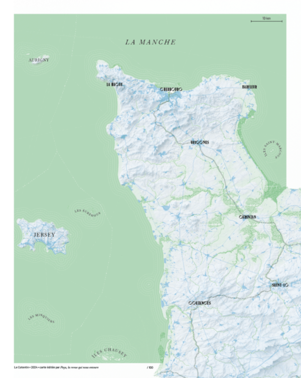 Le Cotentin — Affiche numérotée
